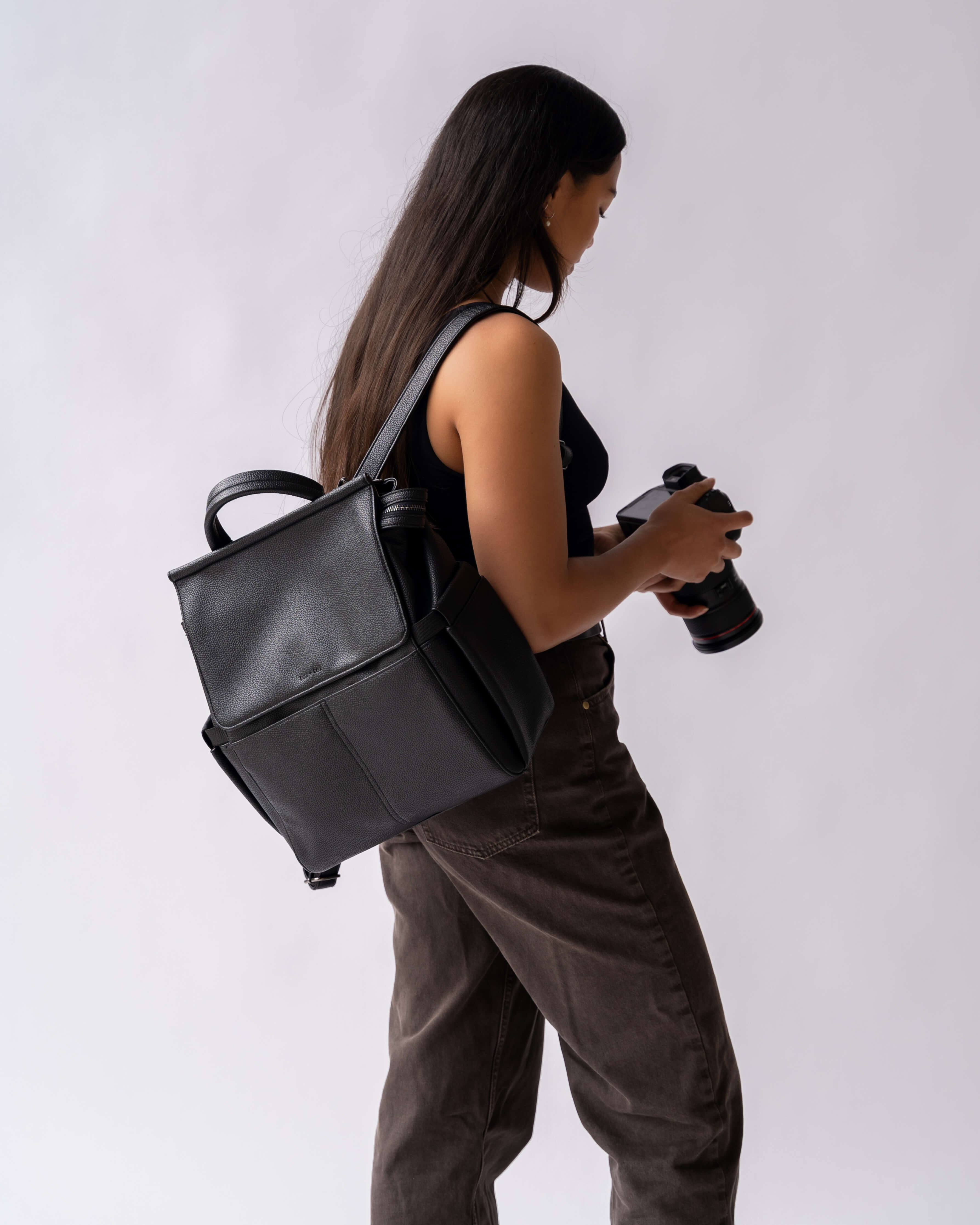 Archy Backpack + Tech Case (Black)