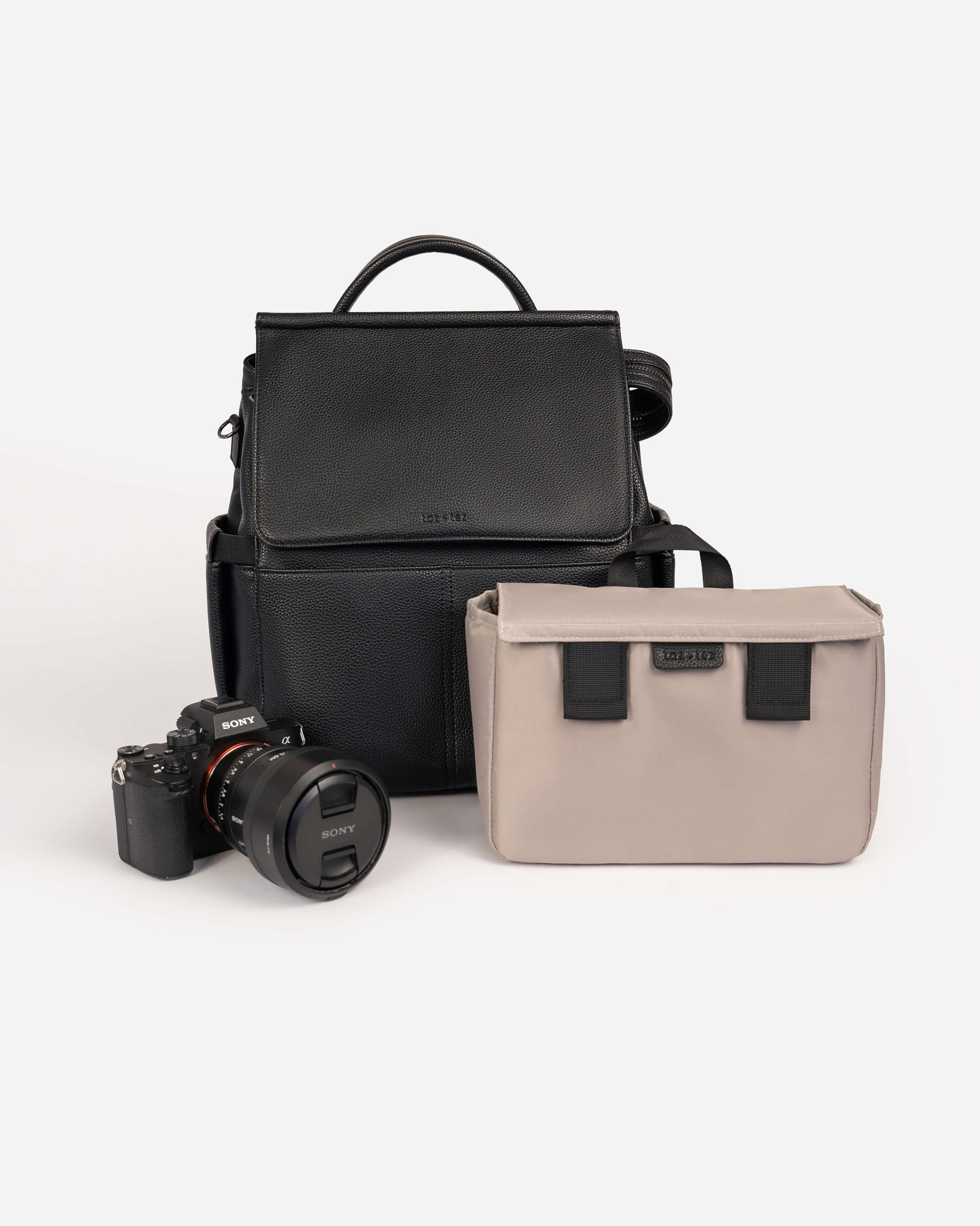 Stylish Camera Bag Backpack (Black) | taz + tez Camera Bags – Taz + Tez