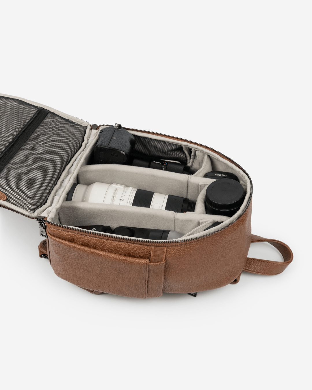 Marlo Camera Backpack (Tan)-14