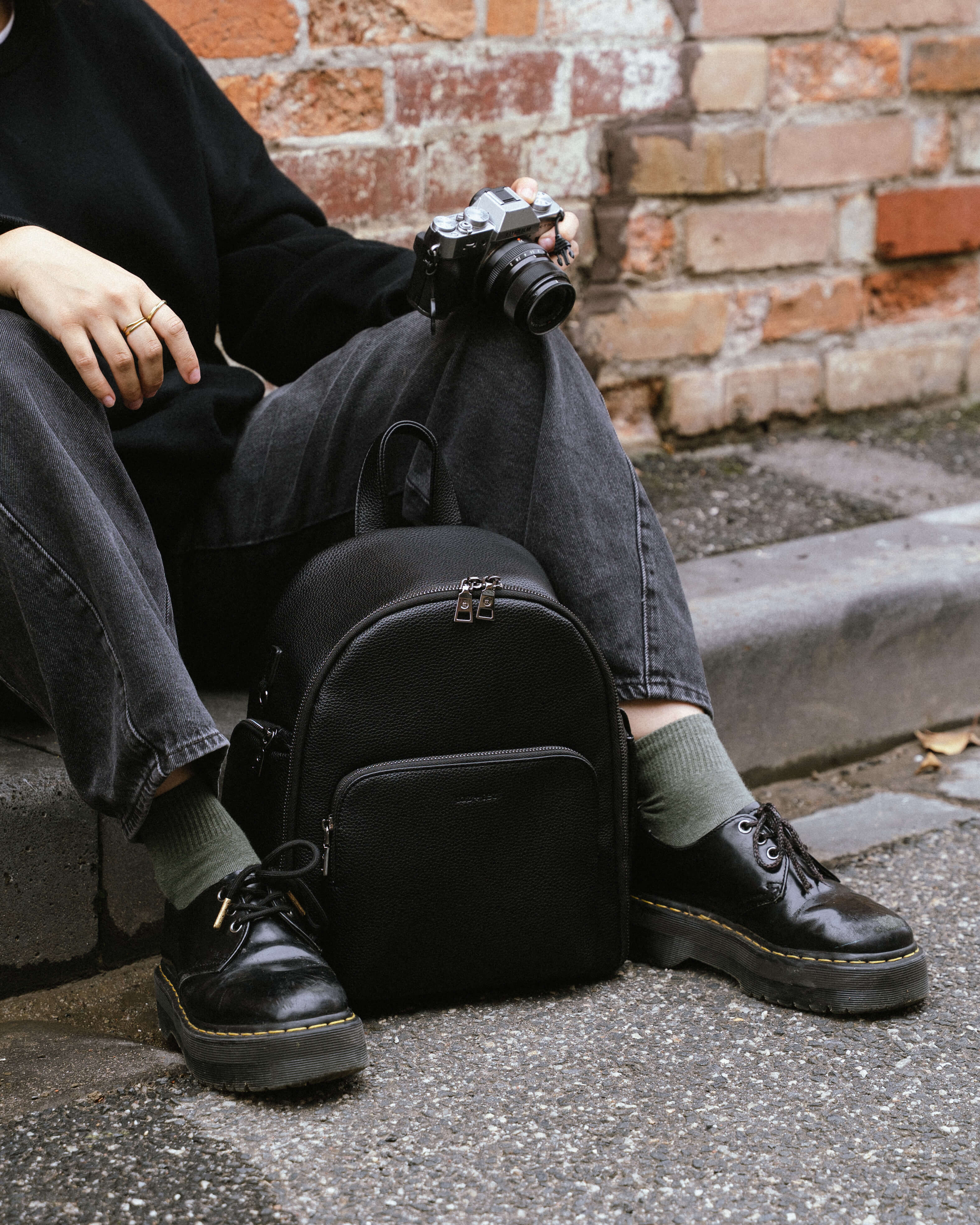Marlo Camera Backpack (Black)-8