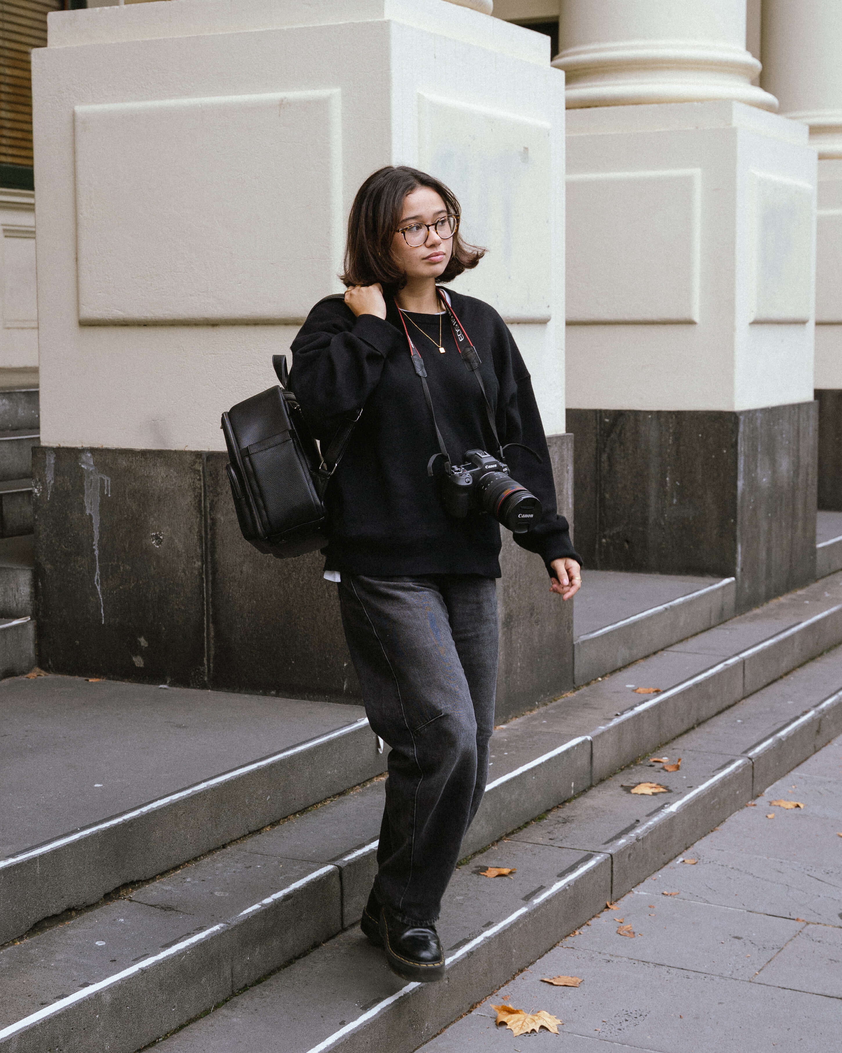 Marlo Camera Backpack (Black)-7