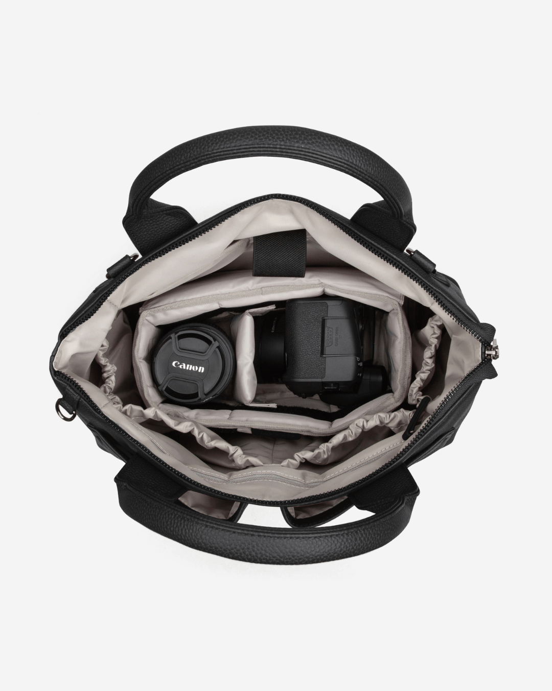 Pippa Camera Bag with Caddy (Black)-5