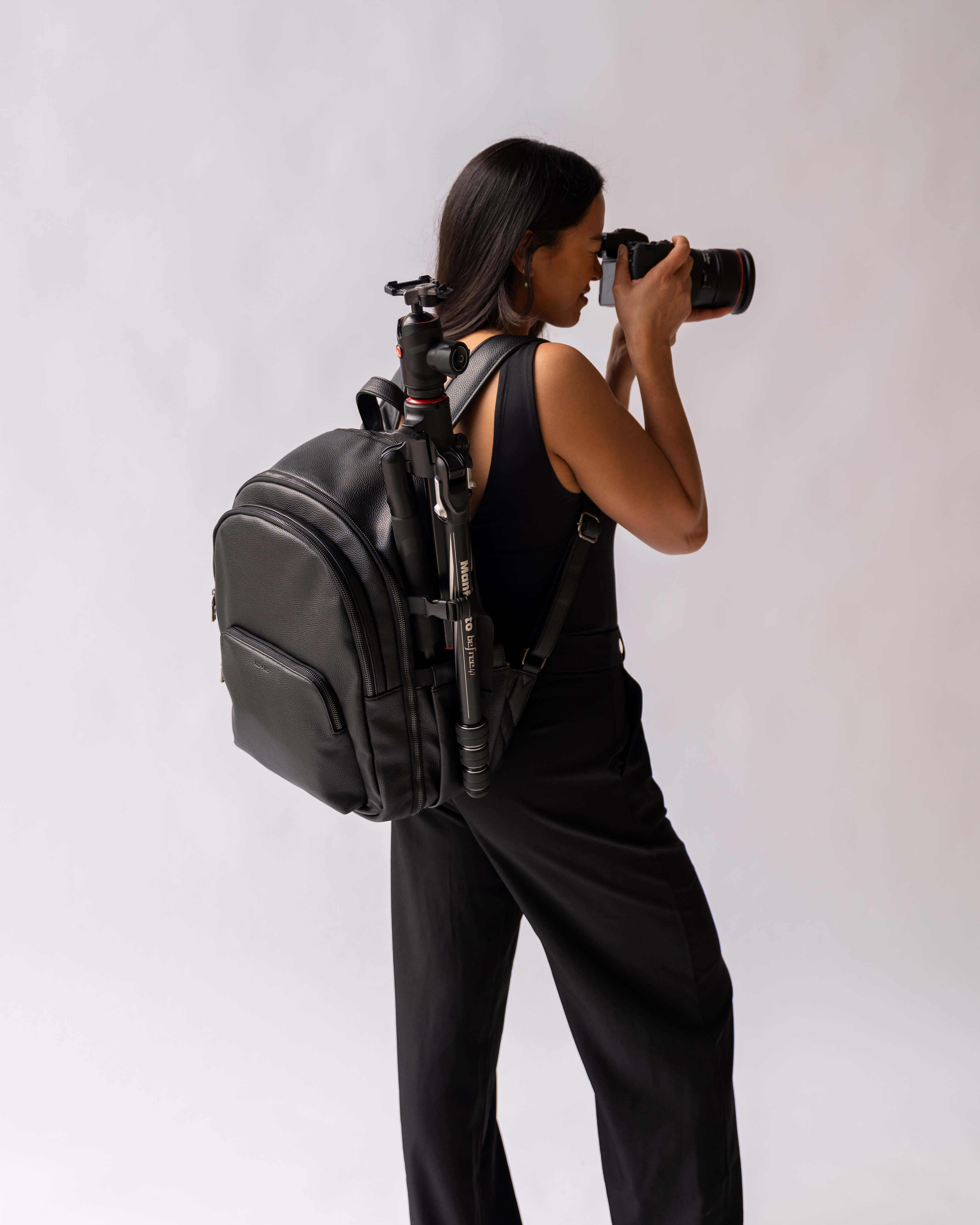 Tildy Carryall Camera Backpack (Black)
