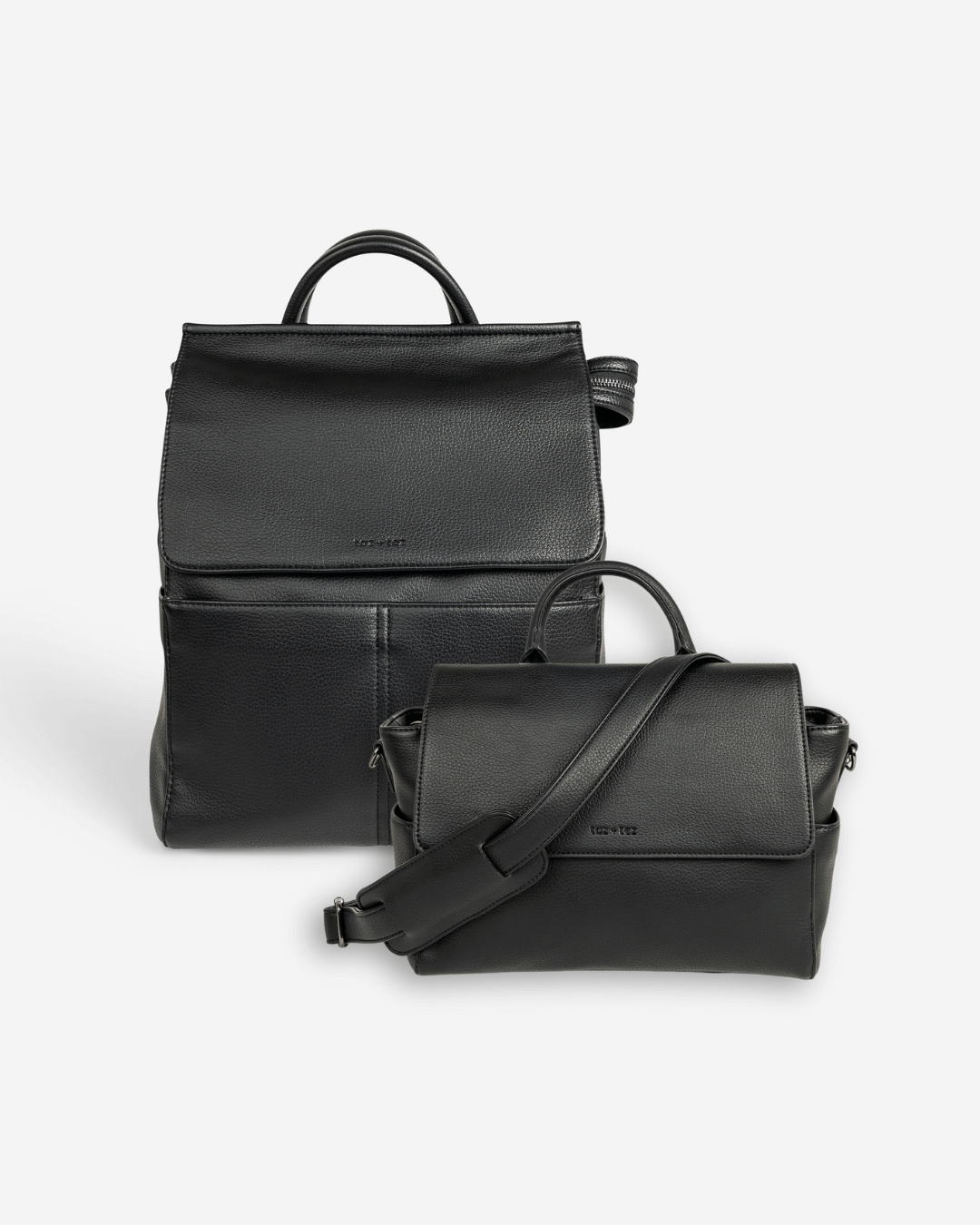 Archy Backpack + Bobbi Shoulder Bag (Black)