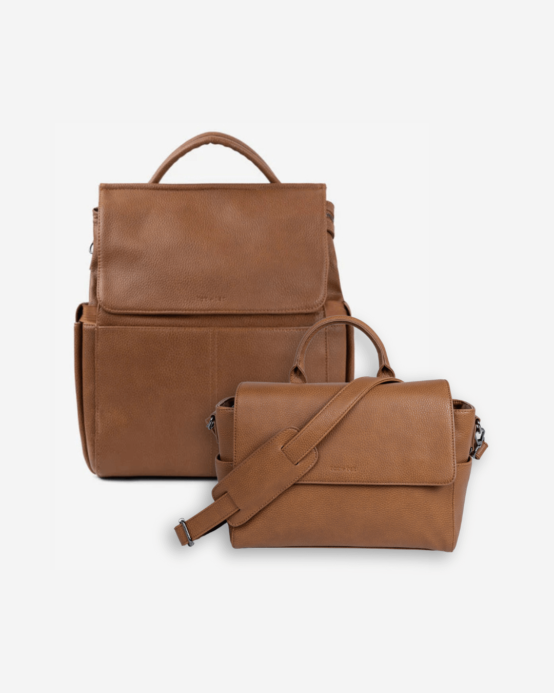 Archy Backpack + Bobbi Shoulder Bag (Tan)