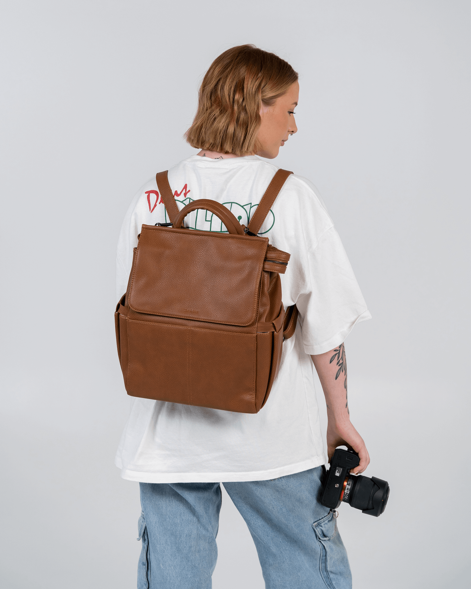 Archy Modular Camera Backpack (Tan)-9