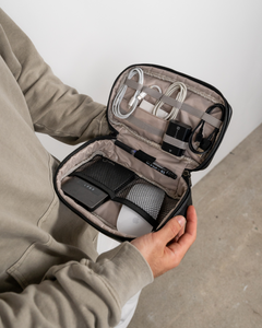 taz tez Camera Bags Tech Cable Organiser Case Black Taz Tez